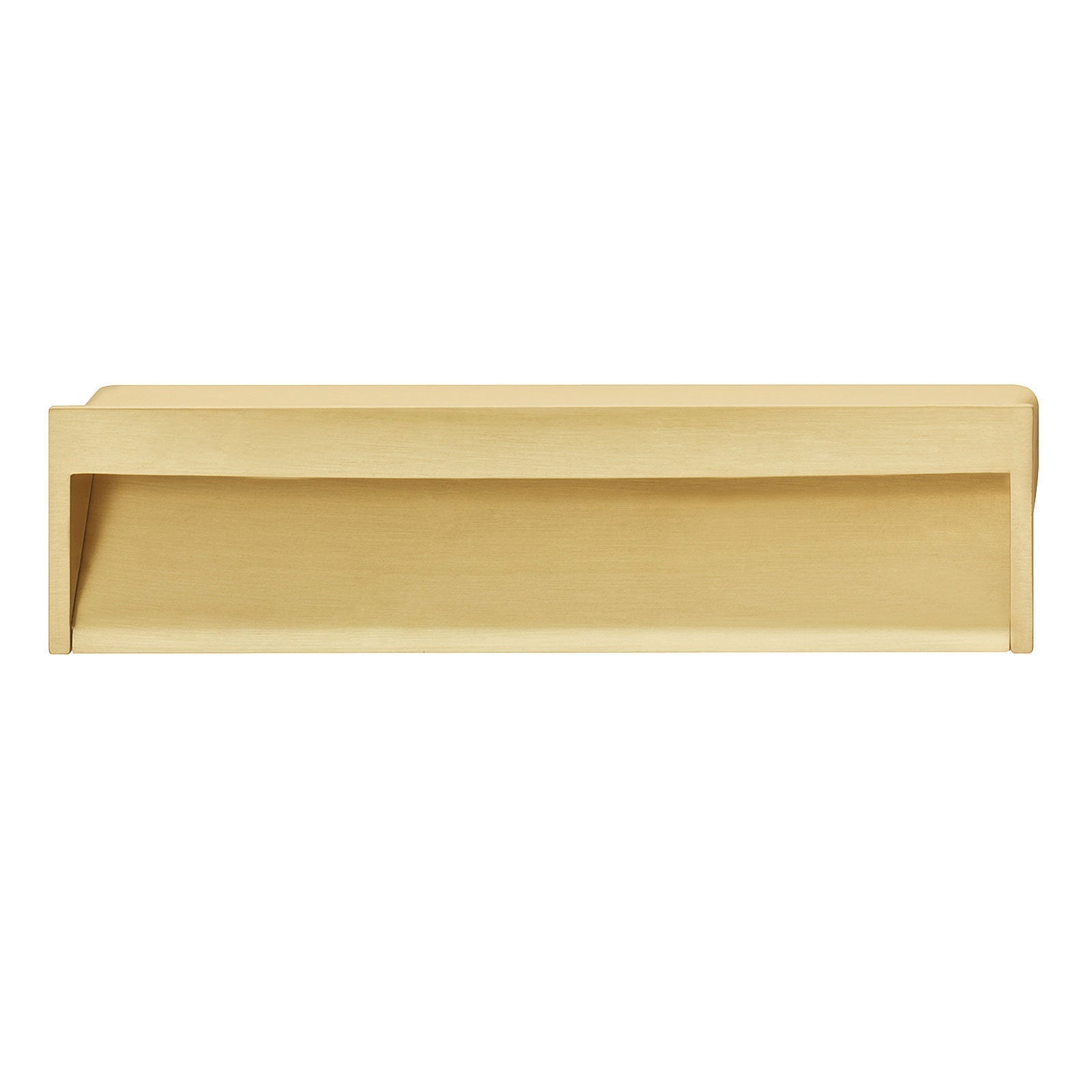 Hafele Atelier Inset Cabinet Handle - Brushed Brass 