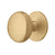 Hafele Mulberry Collection Cabinet Knob - Satin/Brushed Brass