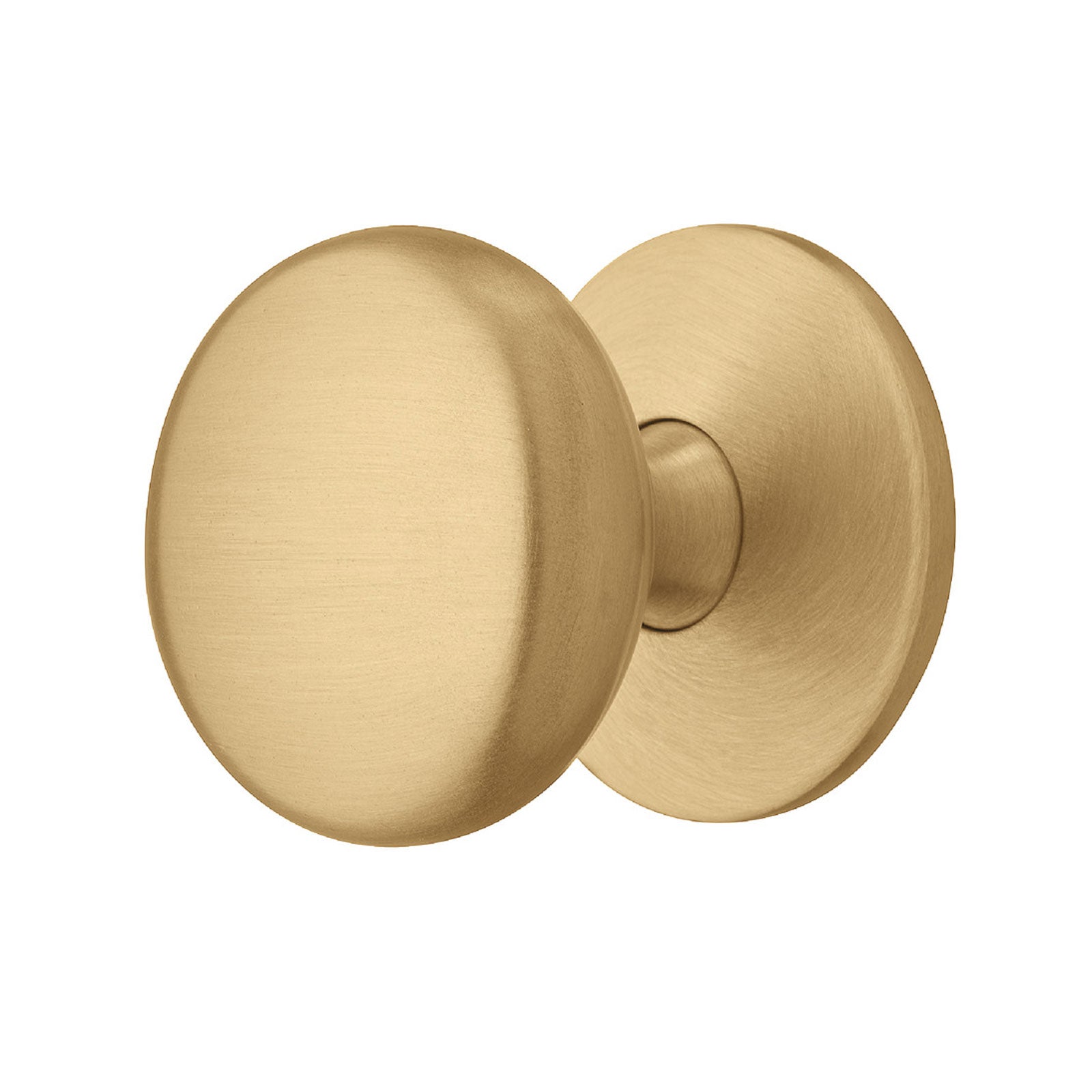 Hafele Mulberry Collection Cabinet Knob - Satin/Brushed Brass