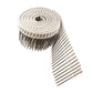 15 Degree Inserted Plastic Coil Ring-Shank Nail Full Round Head - White