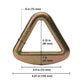 3" Forged D-Ring | 18,000 lbs. BS - 50 Pack