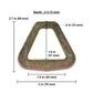 Stamped 2" D-Ring | 10,000 lbs. BS - 10 Pack