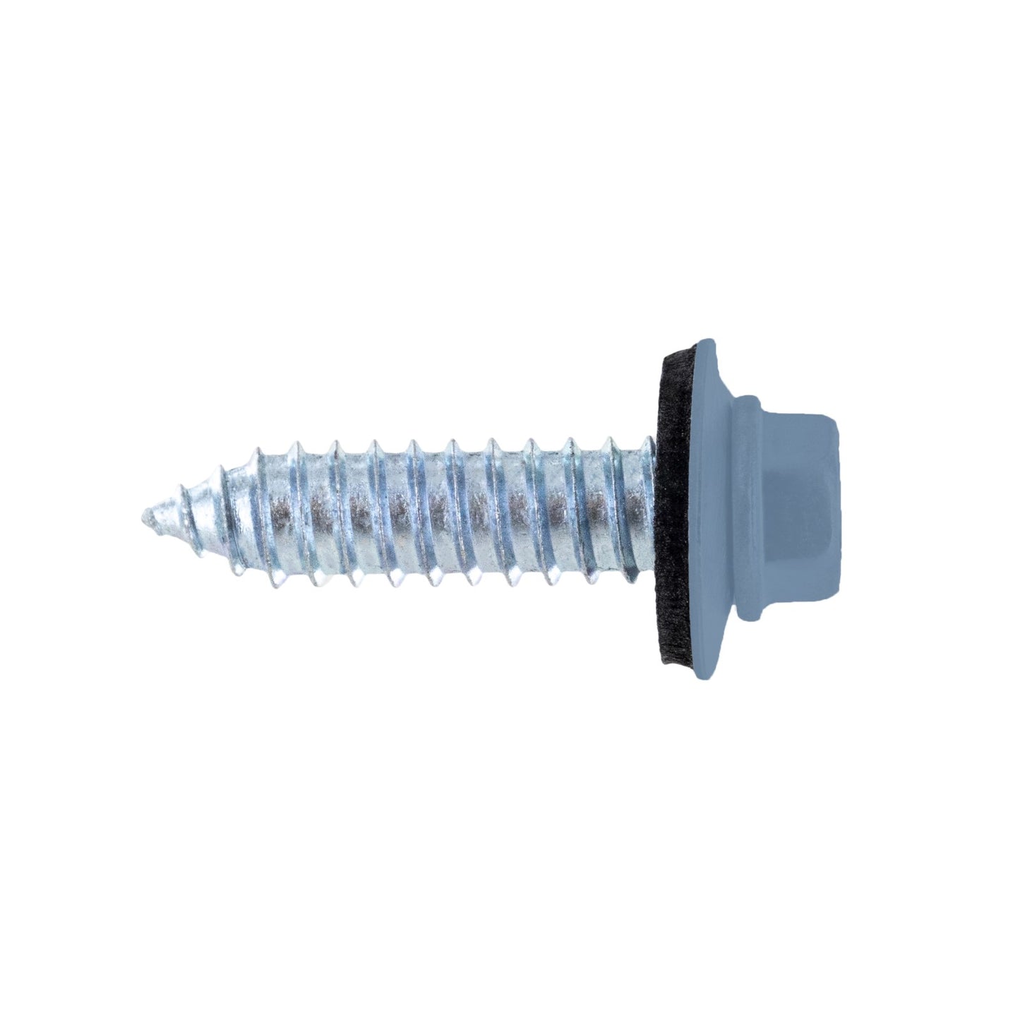 #17 x 1" Tapping Steelbinder Metal Roofing Screw - Blue - Pkg 250