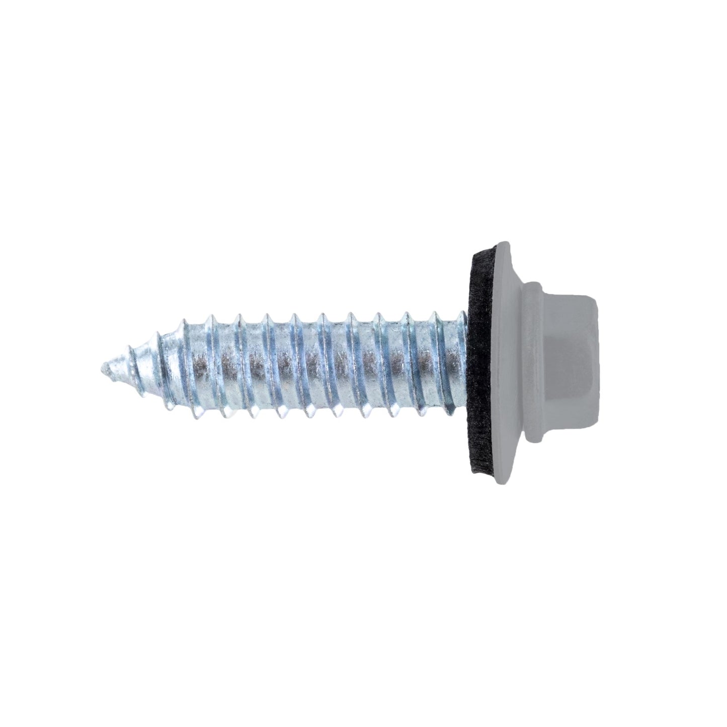 #17 x 1" Tapping Steelbinder Metal Roofing Screw - Light Gray - Pkg 250