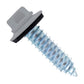 #17 x 1" Tapping Steelbinder Metal Roofing Screw - Light Gray - Pkg 250