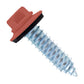 #17 x 1" Tapping Steelbinder Metal Roofing Screw - Crimson - Pkg 250