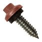 #17 x 1 inch ZXL Tapping Steelbinder Metal Roofing Stitch Screw Copper Pkg 250