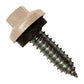 #17 x 1 inch ZXL Tapping Steelbinder Metal Roofing Stitch Screw Tan Pkg 250