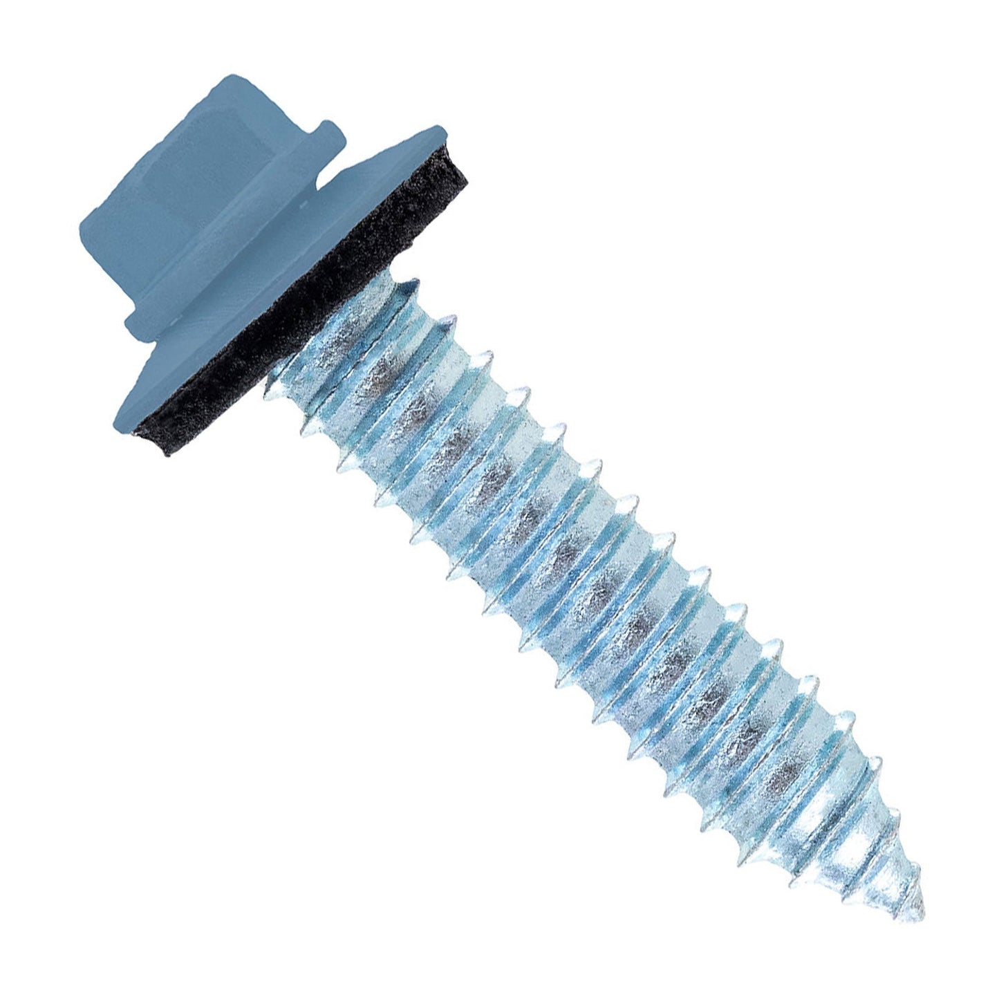 #17 x 1-1/4" Tapping Steelbinder Metal Roofing Screw - Blue - Pkg 250