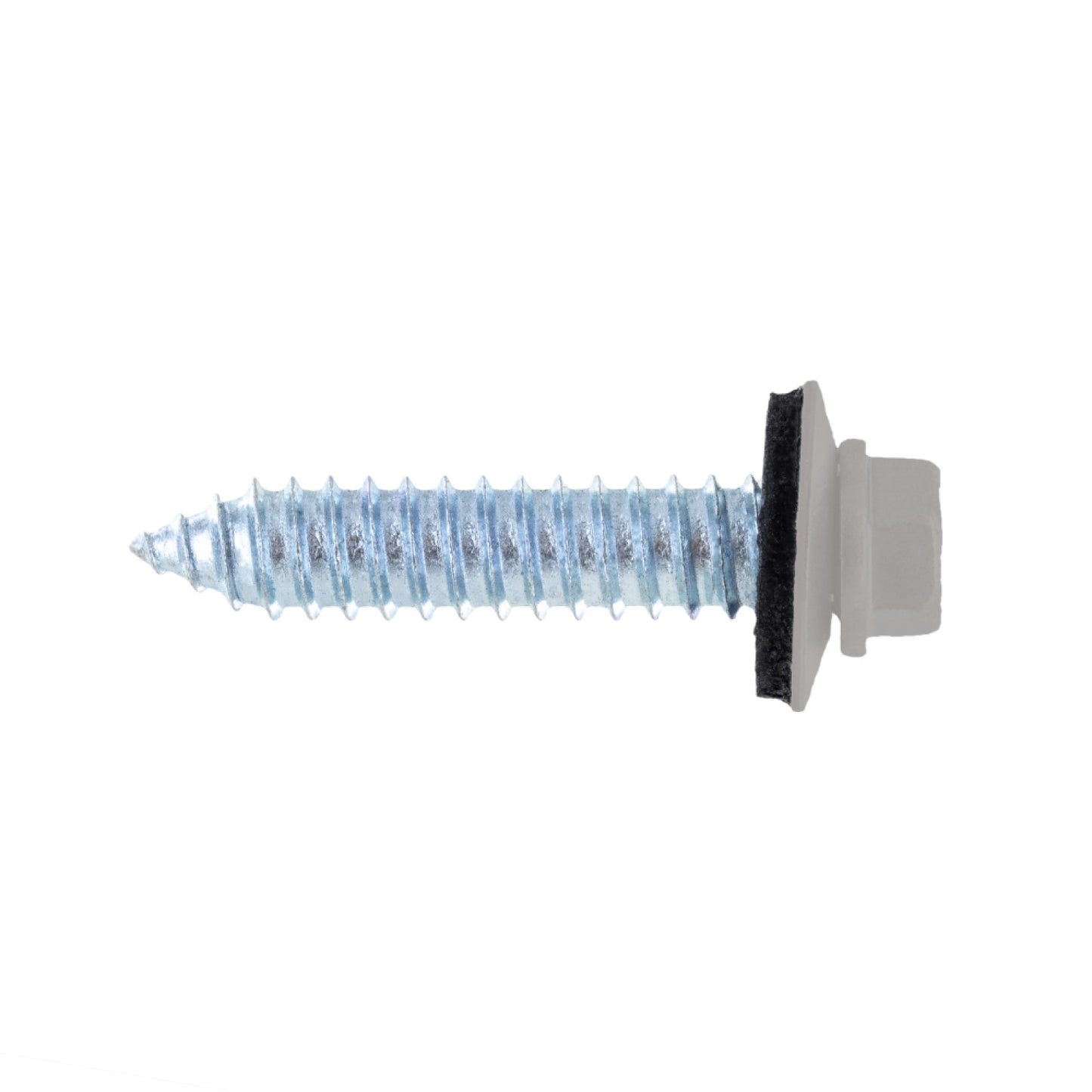 #17 x 1-1/4" Tapping Steelbinder Metal Roofing Screw - Ash Gray - Pkg 250