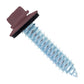#17 x 1-1/4" Tapping Steelbinder Metal Roofing Screw - Burgundy - Pkg 250