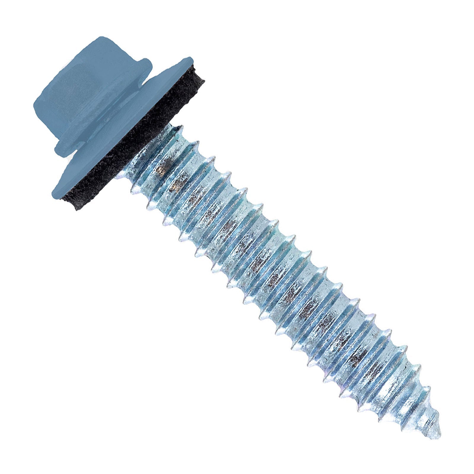 #17 x 1-1/2" Tapping Steelbinder Metal Roofing Screw - Blue - Pkg 250