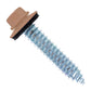 #17 x 1-1/2" Tapping Steelbinder Metal Roofing Screw - Copper - Pkg 250