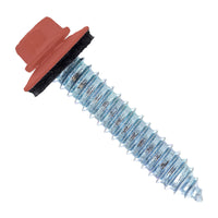 #17 x 1-1/2" Tapping Steelbinder Metal Roofing Screw - Crimson - Pkg 250