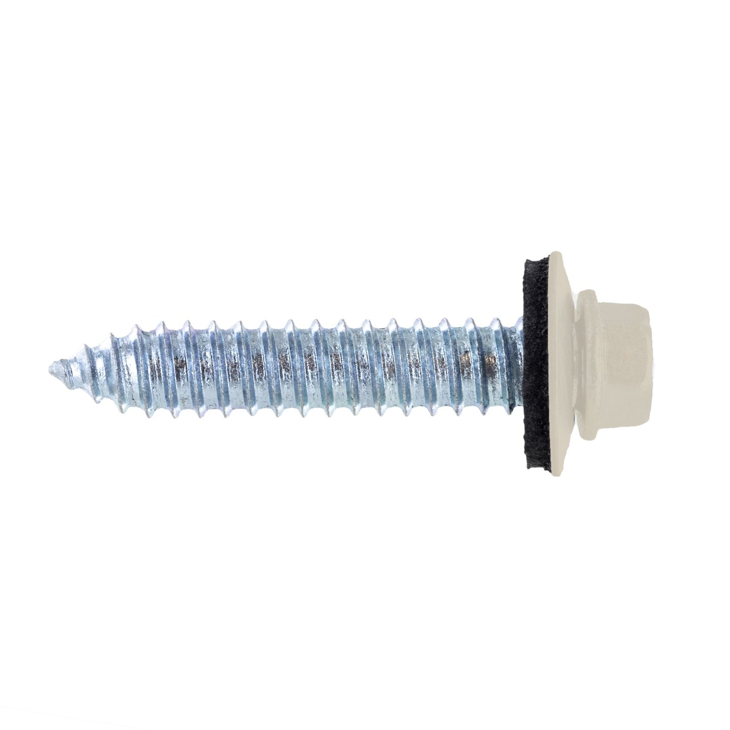#17 x 1-1/2" Tapping Steelbinder Metal Roofing Screw - Light Stone - Pkg 250
