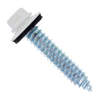 ST Fastening #17 x 1-1/2" Tapping Steelbinder Metal Roofing Screw - Alamo White - Pkg 250
