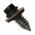 #17 x 34 inch Tapping Steelbinder Metal Roofing Screw Black Pkg 250