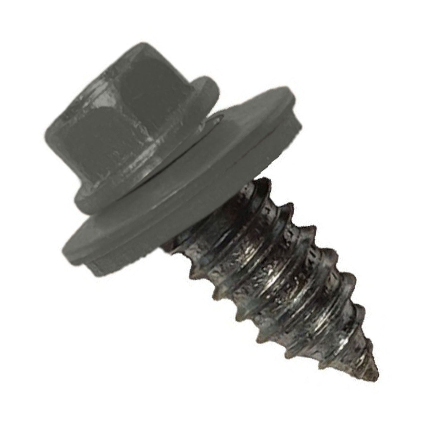 ST Fastening #17 x 3/4" Tapping Steelbinder Metal Roofing Screw, Hex Washer Head - Burnished Slate - Qty. 250