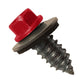 #17 x 34 inch Tapping Steelbinder Metal Roofing Screw Crimson Pkg 250