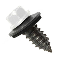 #17 x 34 inch Tapping Steelbinder Metal Roofing Screw Bright White Pkg 250