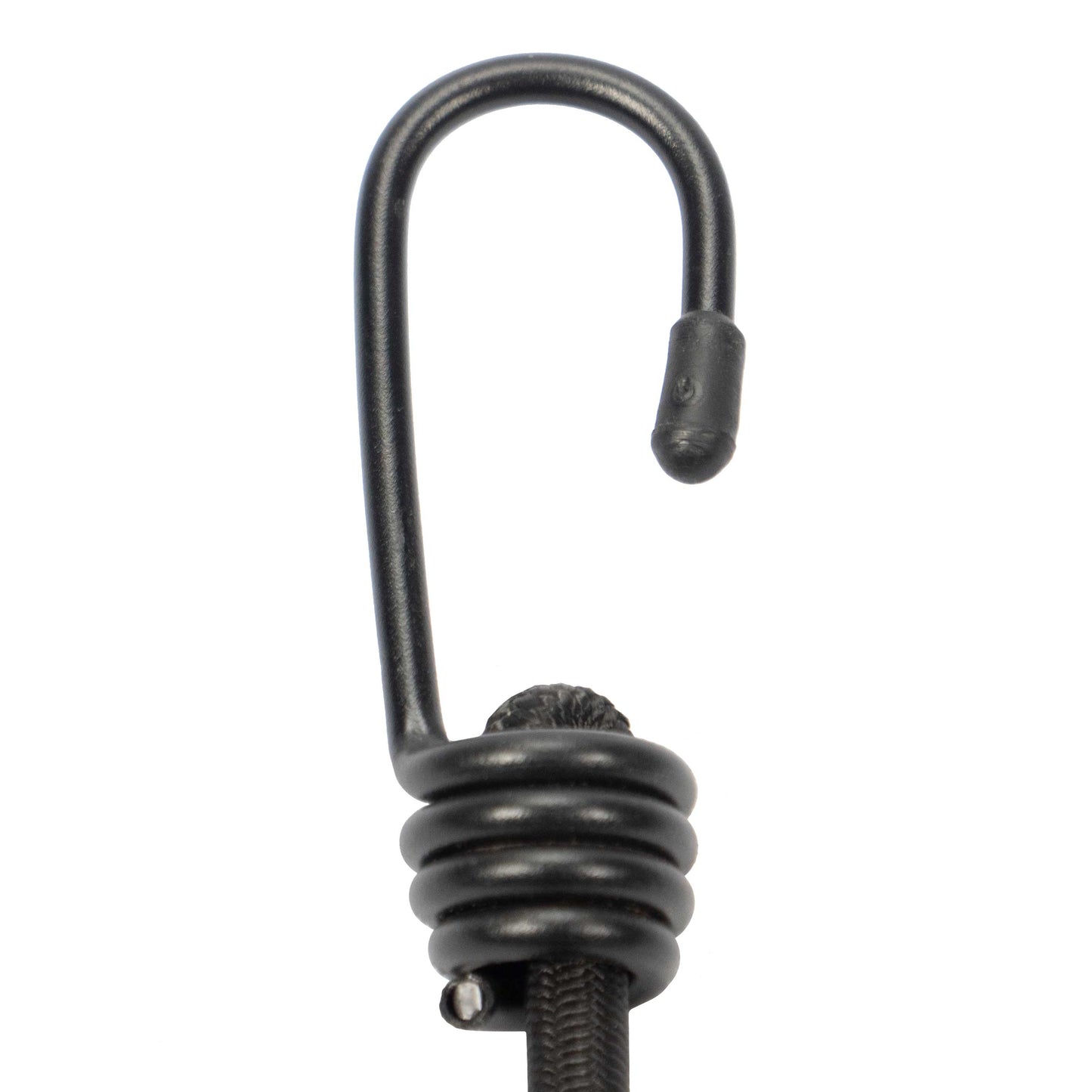 1/4" x 12" Black Bungee Cords (bundle of 25) - 6mm