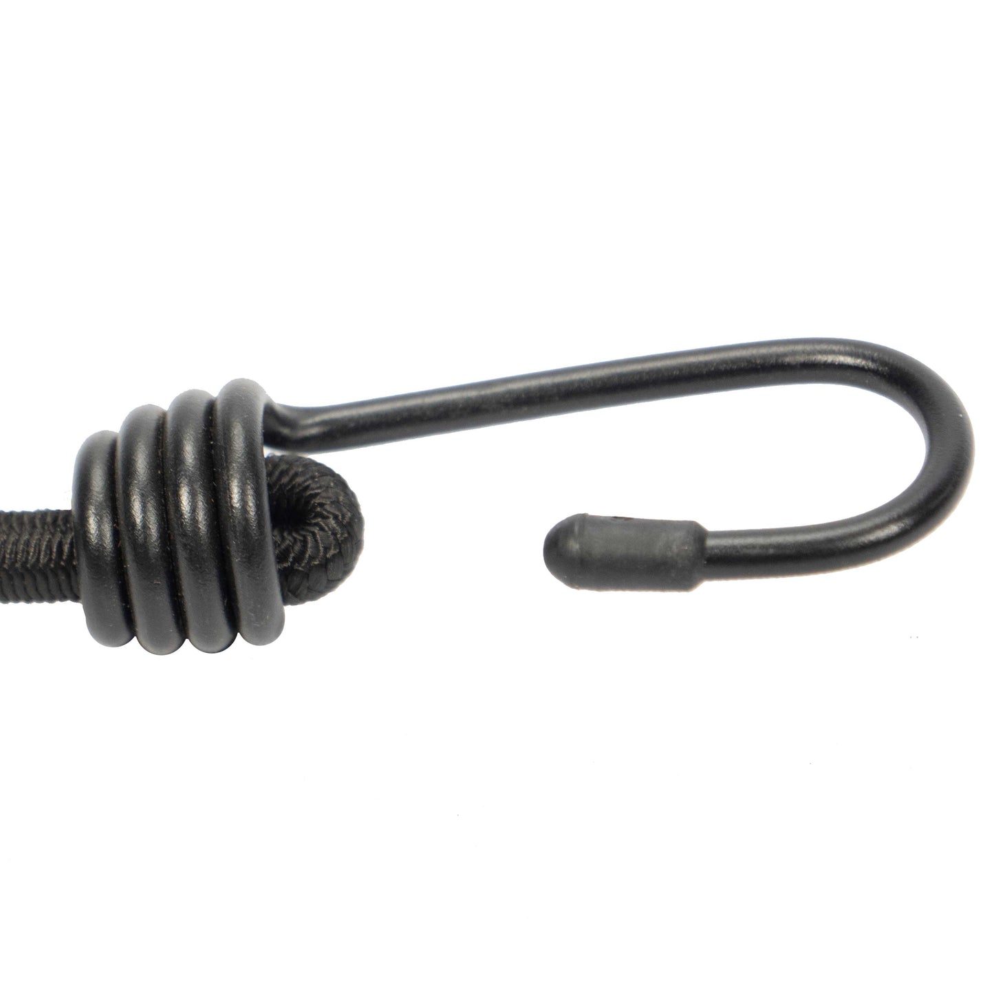 1/4" x 12" Black Bungee Cords (bundle of 25) - 6mm