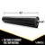 18 oz PVC Coated Polyester Tarp Roll - Black
