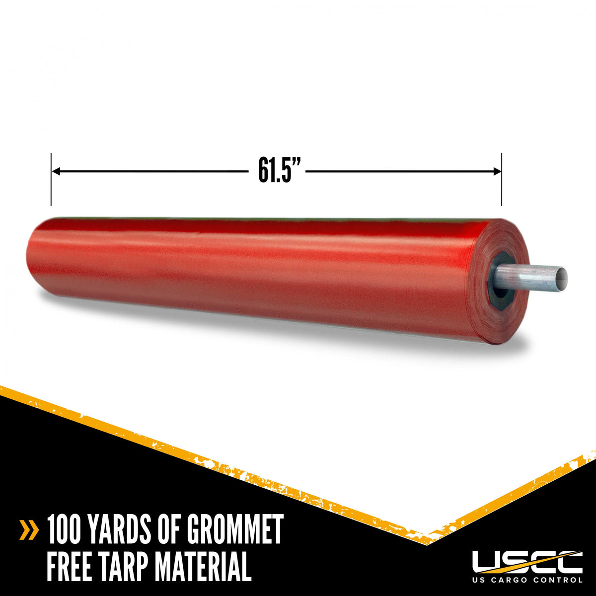 18 oz PVC Coated Polyester Tarp Roll - Red