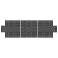 18 oz. 3 Piece Lumber Tarp - 20' x 18' (6' Drop) for all 3 pieces - Black