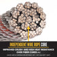 1-1/8" 19x7 Rotation-Resistant Wire Rope - EIPS IWRC | 5,000' Coil