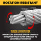 1/2" 19x7 Rotation-Resistant Wire Rope - EIPS IWRC | 5,000' Coil