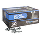 3/8" x 3-3/4" Conquest Wedge Anchors - 304 Stainless Steel, Pkg 50