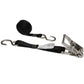 1" x 10' Black Ratchet Strap w/ Stainless Steel Ratchet & S-Hooks