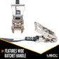1" x 10' Black Ratchet Strap w/ Stainless Steel Ratchet & Wire Hooks