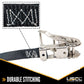 1" x 10' Black Ratchet Strap w/ Stainless Steel Ratchet & Wire Hooks