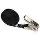 1" x 15' Black Endless Stainless Steel Thumb Ratchet