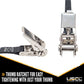 1" x 15' Black Endless Stainless Steel Thumb Ratchet image 3 of 10