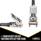 1" x 15' Black Endless Stainless Steel Thumb Ratchet