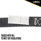 1" x 15' Black Endless Stainless Steel Thumb Ratchet image 4 of 10