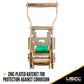 1" x 10' Green Ratchet Strap w/ S-Hook and Keeper