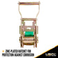 1" x 20' Green Ratchet Strap w/ S-Hook and Keeper