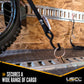 1" x 16' Ratchet Strap w/ Vinyl Coated S-Hook | 4-Pack