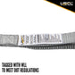 1" x 20' Rubber Coated Ratchet Strap w/ Vinyl Coated Wire Hooks | 2-Pack