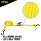 1" x 20' Ratchet Strap w/ S-Hooks (Utility)