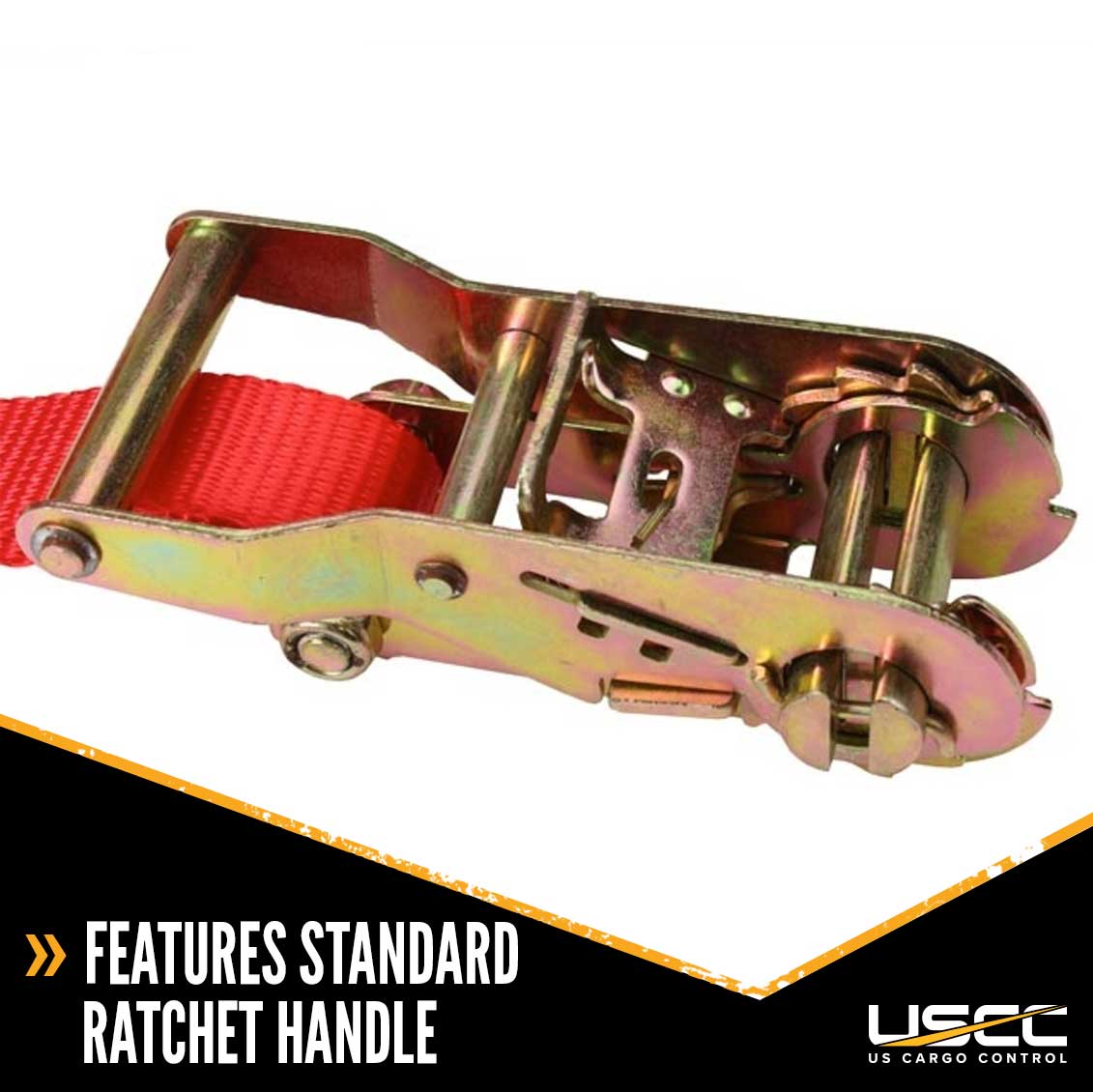 1" x 15' Ratchet Strap w/ Vinyl Coated Wire Hooks | 4-Pack