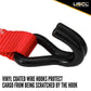 1" x 20' Ratchet Strap w/ Vinyl Coated Wire Hooks | 25-Pack
