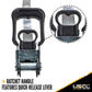 1" x 6' Rubber Coated Ratchet Strap w/ Vinyl Coated Wire Hooks