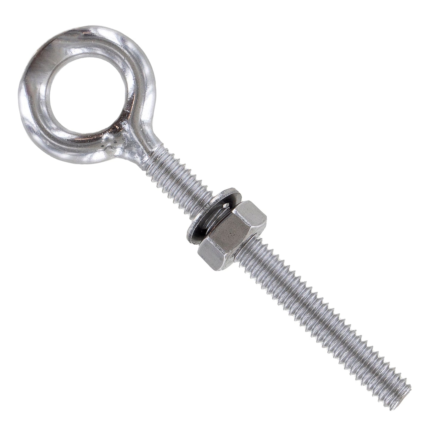 1/4" x  2-3/8 Stainless Steel Type 316 Welded Eye Bolt