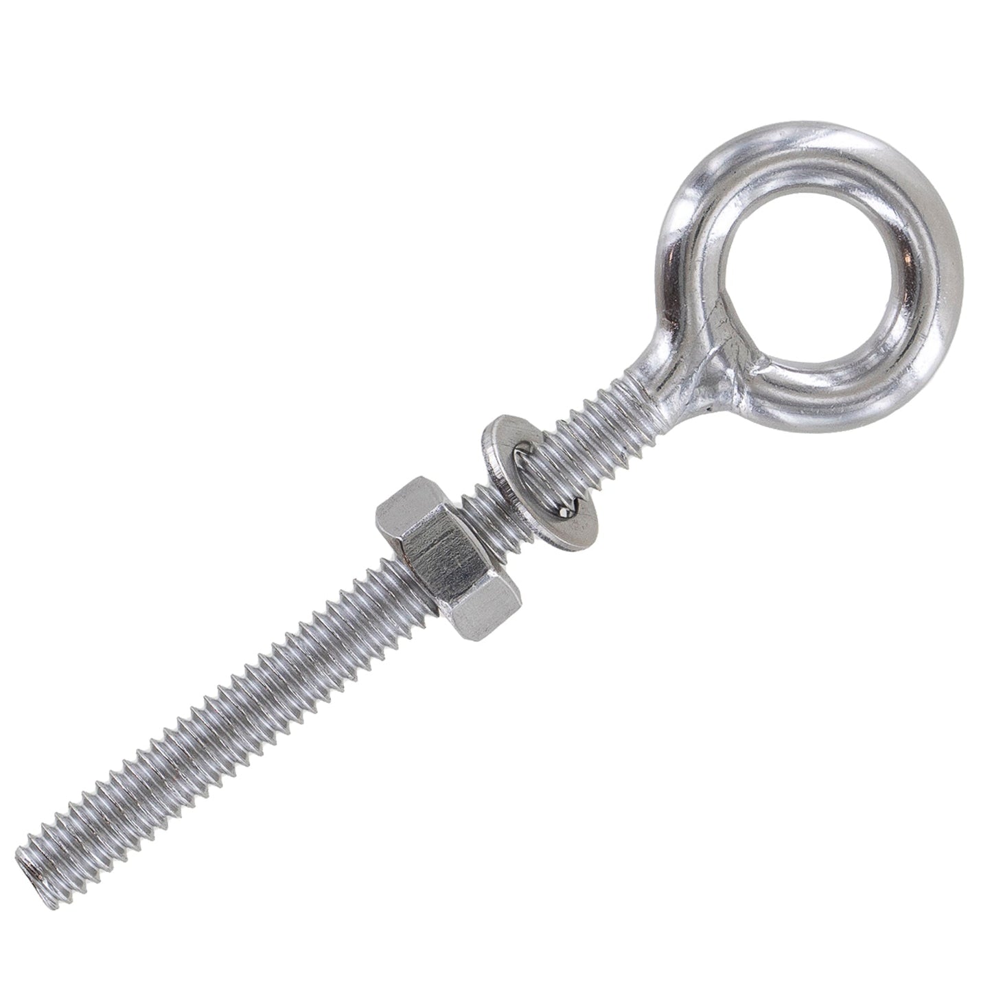 1/4" x  2-3/8 Stainless Steel Type 316 Welded Eye Bolt