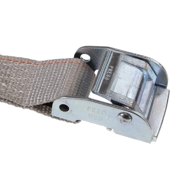 2" x 16' Gray Cam Strap w/ Butterfly Fittings
